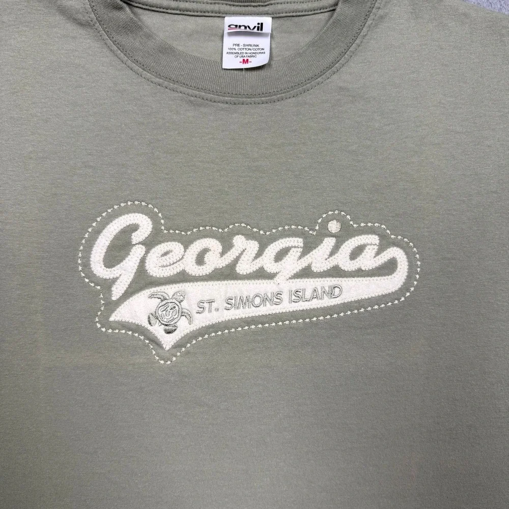 Vintage Y2K Georgia St. Simons Island T-shirt - Picture 3 of 5